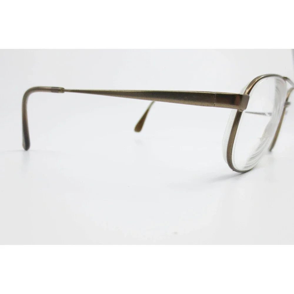 Safilo Elasta 7115 7ZB Bronze Aviator Eyeglasses Frames Italy 54-18-140 Mens